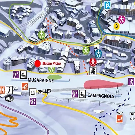 Residence & Spa Les Temples Du Soleil - Val Thorens アパート ヴァル・トランス